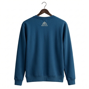 เสื้อสเวตเชิ้ตคอกลมผู้ชาย คุณภาพส่งออก สีเขียวอมฟ้า ทรงปกติ พิมพ์ลาย สวมใส่สบายๆ ในฤดูใบไม้ร่วง ผลิตจากผ้าฝ้าย 100% - Product Image 5