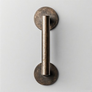 Poignée de porte en laiton Regal Touch Edge Poignée de porte en laiton de qualité supérieure pour portes intérieures et extérieures Quincaillerie à tirer de designer de luxe - Product Image 1