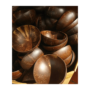 DESIGN BOLS EN COQUE DE NOIX DE COCO DE HAUTE QUALITÉ ORIGINE VIETNAM UTILISATION POUR L'ALIMENTATION OU LA DÉCORATION BOL CONÇU À PRIX CONCURRENTIEL - Product Image 5