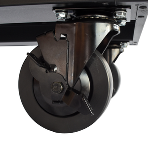 Prix usine Set 4 roulettes pivotantes 5 pouces avec et sans casse haute capacité couleur noir et blanc garantie 2 ans - Product Image 4