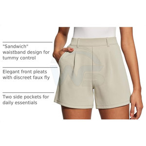 Elegant Look Premium Quality <b>Tailored</b> <b>Shorts</b> <b>Men</b> Smart Casual Slim Fit Lightweight Dress <b>Shorts</b> For Summer Office Wear - Product Image 4