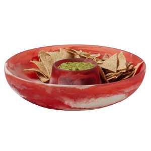 Ensemble décoratif artisanal de qualité supérieure pour bonbons, collations et décoration intérieure, bol et plateau de service en résine brillante de luxe - Product Image 4