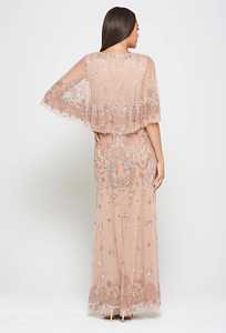 Robe de soirée maxi moulante sexy pour femme avec manches évasées et fonction antistatique, emballée - Product Image 6