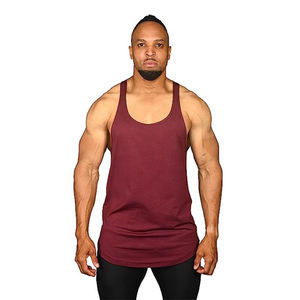 Camiseta sin mangas Lisa para gimnasio para hombre, chaleco deportivo de algodón transpirable, camiseta de entrenamiento muscular para entrenamiento y Culturismo - Product Image 5