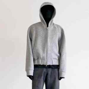 Sweat à capuche Joker personnalisé pour homme, décontracté, écologique, 100% coton, coupe classique, avec double fermeture éclair, broderie 3D - Product Image 4