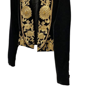 Chaqueta Blazer de Traje para Mujer, de Moda Invernal, Lisa, Teñida, Transpirable, Ecológica, Rellena de Poliéster y Terciopelo - Product Image 4