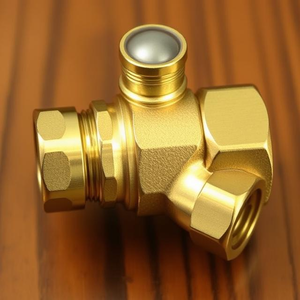 Accesorio acampanado de latón duradero de alta precisión para sistemas de agua de Gas y Hvac Adaptador de tuerca acampanada resistente a la corrosión y codo - Product Image 3