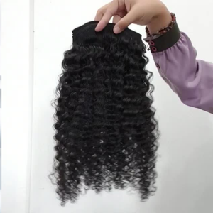 Extensiones de cabello 100 humano, cabello rizado brasileño NATURAL, REMY - Product Image 1