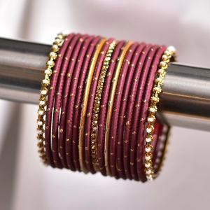 2026 New Arrival Indian Wedding Bridal Chudiya <b>Sets</b> Professional Handcrafted Bridal Bangles <b>Sets</b> for Sale - Product Image 3