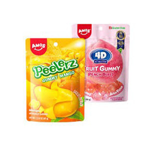 Wholesale Amos Peelerz Banana Gummies, Peelable Fruit Candy, Fat-Free Snack, Resealable 2.19oz Bag At Cheap Price - Product Image 4