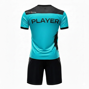 Proveedor de Fábrica de Uniformes de Fútbol de Poliéster de Secado Rápido con Estampado por Sublimación de Camisetas de Fútbol Personalizadas de Qatar al por Mayor - Product Image 2