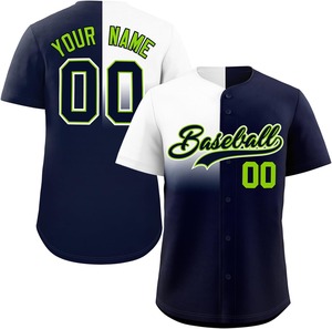 Maillot de baseball avec contraste de couleurs audacieuses et sublimation sur toute la surface maille respirante performance fit OEM tailles jeunes/adultes - Product Image 3