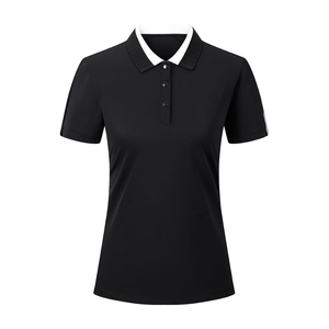 Polo de Golf de alta calidad para mujer, manga corta, secado rápido, absorción de humedad, rendimiento, Top, logotipo personalizado, tenis y Golf - Product Image 1