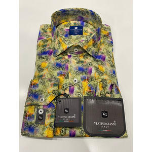 Camisa de algodón ajustada transpirable para hombre hecha en Turkiye tela suave y cómoda de manga larga - Product Image 6