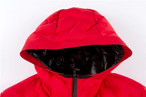 Gabardina de diseño largo personalizada para hombre, prendas de vestir, chaquetas acolchadas plegables a prueba de viento para hombre con - Product Image 3