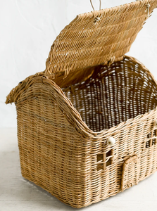 Sac à main en rotin pour enfants au design mignon avec doublure en cuir véritable et fermeture à glissière fabriqué par VgreenArt du Vietnam - Product Image 2