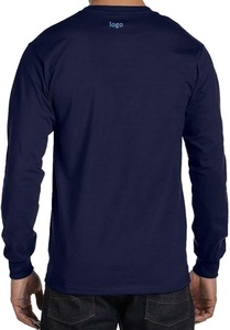 T-shirt unisexe 100% coton à manches longues coupe régulière lavage en machine t-shirt de haute qualité T-Shirt surdimensionné - Product Image 6