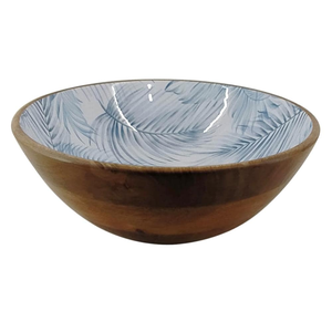 Bol de service en bois de haute qualité Article artisanal indien Article décoratif pour la maison au design unique Produit standard supérieur - Product Image 1