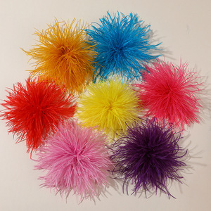 Nueva cinta de cerdo <span class=keywords><strong>con</strong></span> <span class=keywords><strong>plumas</strong></span> 8-10 cm seda de avestruz Nutria DIY decoración de disfraces de pasarela hecha a mano - Product Image 2
