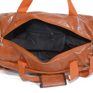 กระเป๋าเดินทางหนังเทียมแฟชั่นสีน้ำตาลกันน้ำ รุ่น Craftive - Product Image 4