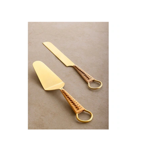 Brass Cheese Knives Premium Quality with Elegant Design Perfect for <b>Wedding</b> Tableware and Kitchen Use - Product Image 2