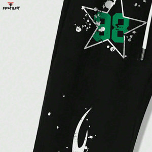 กางเกงวอร์มขาบานสำหรับผู้ชายกางเกงวอร์มขาบานเอวยางยืดแบบลำลองสำหรับผู้ชาย - Product Image 4