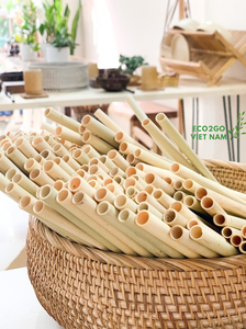 El más vendido, pajitas de bambú ecológicas, biodegradables, reutilizables, logotipo grabado con láser, barra desechable, ocasiones hechas en Vietnam, Eco2go - Product Image 5