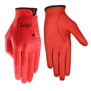 Gants de golf en cuir véritable Cabretta unisexe 100% de qualité supérieure, poignées respirantes réglables, plusieurs couleurs au choix OEM - Product Image 3
