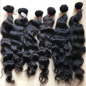 ผมอินเดียแท้ 100% แบบลอนลึก  ขนาด 28 34 40 นิ้ว  ผมเวอร์จิ้นแท้แบบเรมี่  ต่อผมแบบสองชั้น  เกรดผมแท้สำหรับต่อผม - Product Image 1