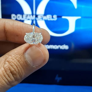 Bague solitaire en diamant ethnique en argent 925 nouvellement coupée pour les mariages anniversaires cadeau de fiançailles pour les occasions spéciales - Product Image 1