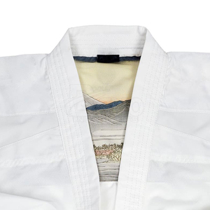 Combinaisons de karaté ultra légères et respirantes en gros OEM, uniformes d'arts martiaux personnalisés pour hommes adultes, polyester/coton de haute qualité, BJJ - Product Image 6