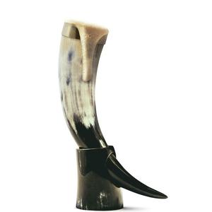 Cuerno vikingo ecológico de Navidad con soporte de cuerno Diseño natural Acepta logotipo personalizado Cuerno vikingo de calidad superior - Product Image 2