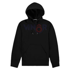 Venta al por mayor 100% algodón pulóver sudaderas con capucha para hombres logotipo personalizado polar térmico con patrón sólido para el invierno al por mayor diseño personalizado - Product Image 6