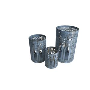 Tabletop Metal tea light Candle Holder Candle Holders Top Set Of 3Candle <b>Pillar</b> Stand For Top Sale Vintage Customized Shape - Product Image 3