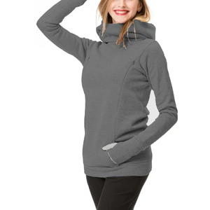 Automne et hiver sweat allaitement maternité manches longues à capuche allaitement à capuche femmes enceintes pull à capuche - Product Image 6
