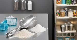 Stainless Steel Ice Scoop Kitchen Tools Bar Ice Scoop, Dry <b>Bin</b> Scoop, Dry Goods Scoop, Candy Scoop, Spice Scoop cocktail stirrer - Product Image 4