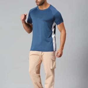 Haute qualité 240 GSM poids lourd hommes surdimensionné T-Shirt luxe blanc en détresse tricoté coton personnalisé goutte épaule conception - Product Image 5