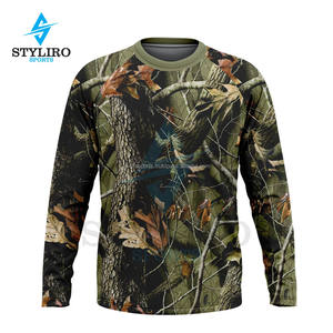 Personnalisez votre design, impression par sublimation, maillot de chasse, écologique, séchage rapide, protection UV, chemise à manches longues pour hommes, pour les tournois - Product Image 5