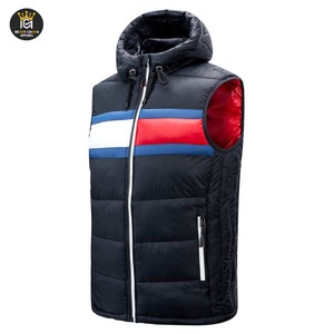 Chaqueta acolchada de invierno personalizada para hombre, clásica, cómoda, con patrón de bordado, decoración de bolsillo con estampado de concha de nailon - Product Image 2