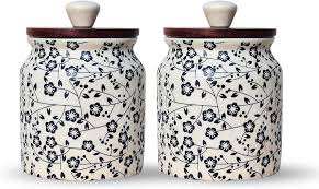 Maceta de Cerámica Hecha a Mano Personalizada para Decoración de Cocina, con Tapa, Tallada a Mano, Todos los Colores, por HAND MADE CRAFT - Product Image 2