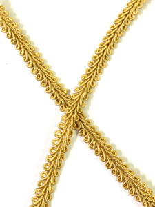 Polyester vàng và bạc thời trang cắt tỉa dệt kim sáng bóng ren cắt tỉa giao dịch trong bán buôn - Product Image 5