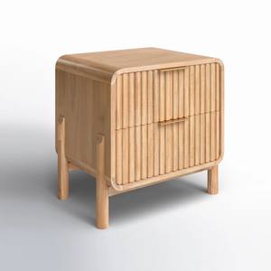 Table de chevet bohème moderne de haute qualité meubles de chambre à coucher en bois massif avec tiroirs faits à la main au Vietnam pour le salon - Product Image 3