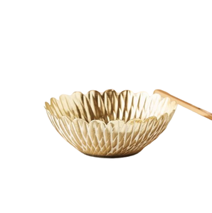 Bol en métal de couleur dorée de vente chaude avec la couleur et la taille personnalisées 5x15x15 cm avec une grande qualité à des prix bon marché - Product Image 1