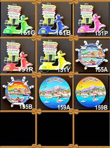 NEW Customized Durable Plastic <b>MAGNET</b> Painted Digital Printing DAFNI <b>BIG</b> PAZAR Model 305 Promotional Gifts Tradeshow Promotional - Product Image 6