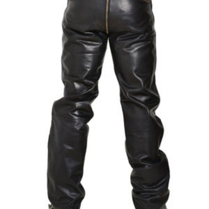 Mayhem Lace Up Leather Shorts Black Faux Leather <b>Fetish</b> Clubwear Shorts - Product Image 4