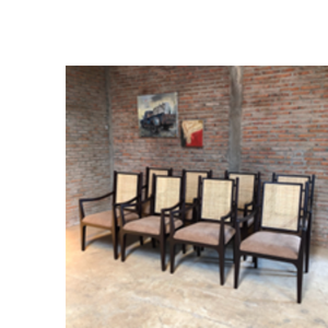 Handwoven Rattan Dining <b>Chair</b> Stylish Seating Solution for Dining Rooms and Hospitality Spaces - Product Image 4