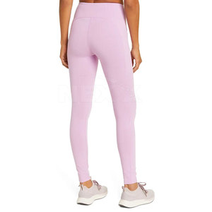 Precio barato Leggings de Yoga de color liso para mujer Leggings de glúteos fruncidos con cintura elástica Servicio OEM Leggings de gimnasio para mujer - Product Image 2