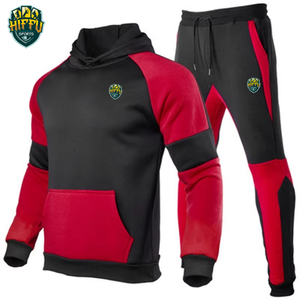 Ropa Deportiva Personalizada de la Mejor Calidad para Hombre, Transpirable, Corte Regular, Trajes Deportivos con Capucha, Color Sólido, Ropa Casual de Calle, 100% - Product Image 1