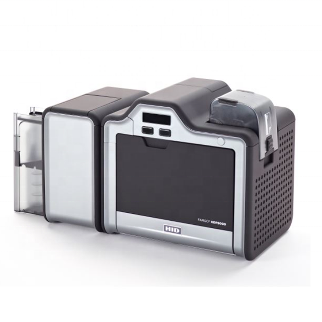 Hidfargo HDP5000 Single Sided or Dual Sided Plastic ID Card Printer