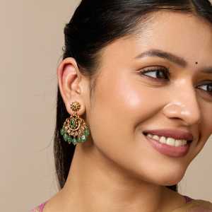Boucles d'oreilles chandelier de style antique, collection 188815 - Product Image 3
